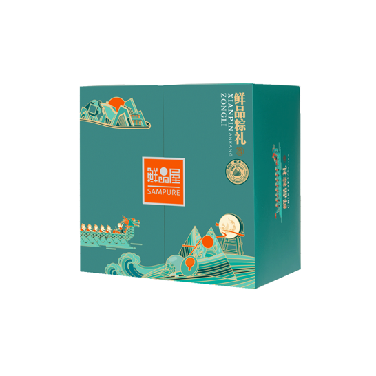 鲜品屋 鲜品粽礼粽子礼盒1.06kg