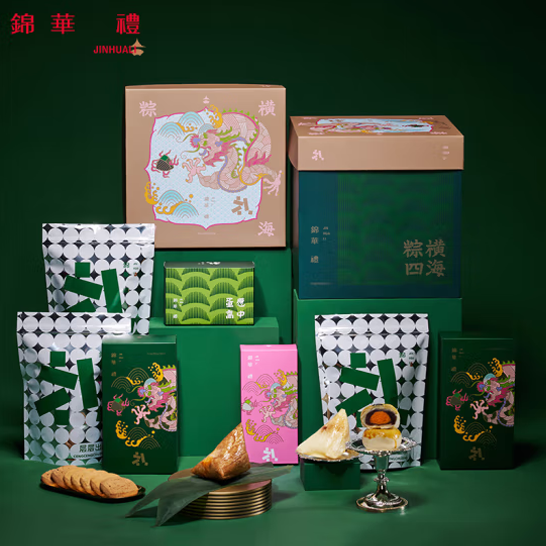 锦华-祥龙佳礼粽子礼盒1.35kg