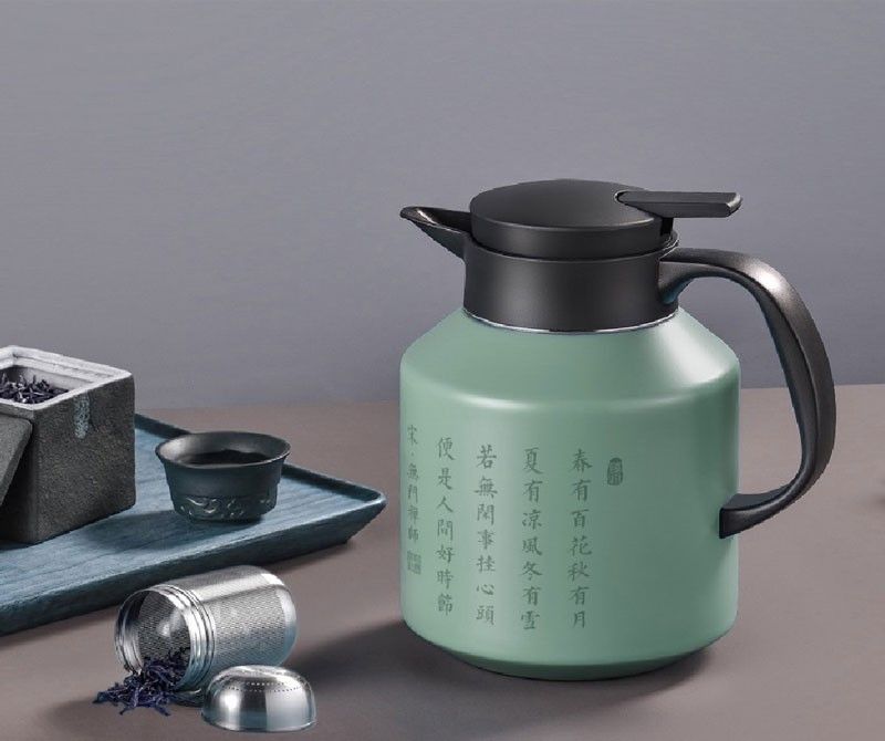 米索.316不锈钢保温焖茶壶（通用款）   MMT1801