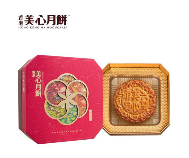 香港美心 六皇明月月饼礼盒 430g